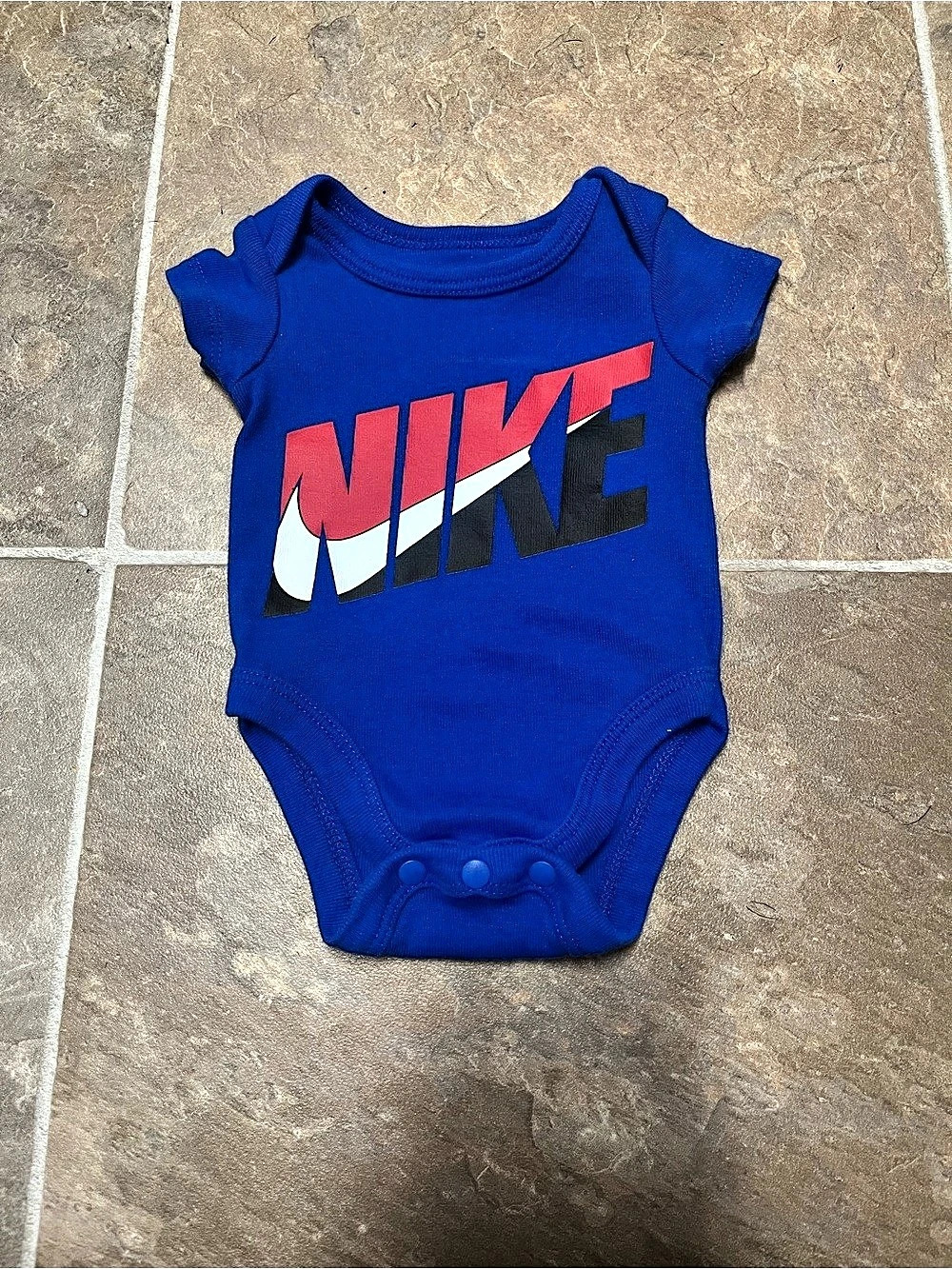 Nike Baby Bodysuit Blue Baby 0-3M